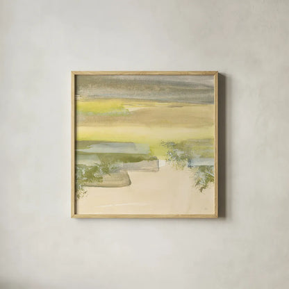 Grey Stone IV by Chris Paschke. Shown in a natural wood glass frame for a timeless modern aesthetic. Available as an archival giclee rolled canvas, fine art paper, or poster print. SKU 19804a.