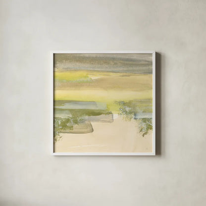 Grey Stone IV by Chris Paschke. Shown in a crisp white glass frame for a clean and minimalist style. Available as an archival giclee rolled canvas, fine art paper, or poster print. SKU 19804a.