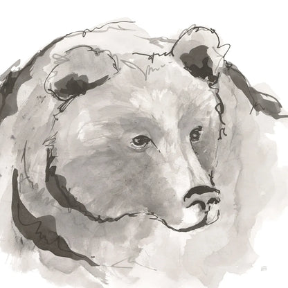 Grizzly I by Chris Paschke. SKU 85512a. Archival Giclee Fine art print for wall decor.