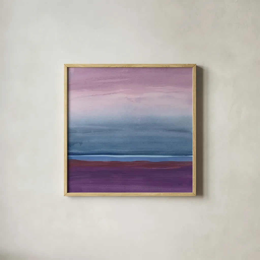 Grounded I by Chris Paschke. Shown in a natural wood glass frame for a timeless modern aesthetic. Available as an archival giclee rolled canvas, fine art paper, or poster print. SKU 24078a.