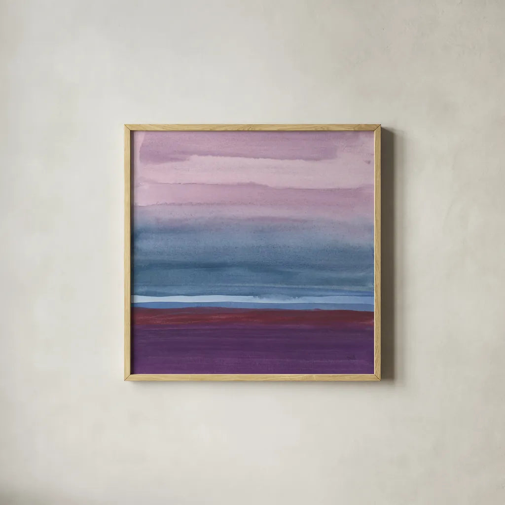 Grounded II by Chris Paschke. Shown in a natural wood glass frame for a timeless modern aesthetic. Available as an archival giclee rolled canvas, fine art paper, or poster print. SKU 24079a.