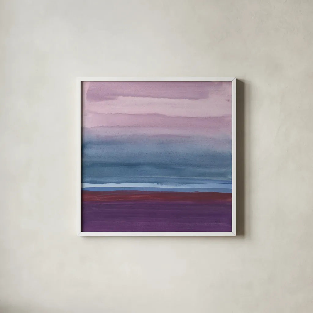 Grounded II by Chris Paschke. Shown in a crisp white glass frame for a clean and minimalist style. Available as an archival giclee rolled canvas, fine art paper, or poster print. SKU 24079a.