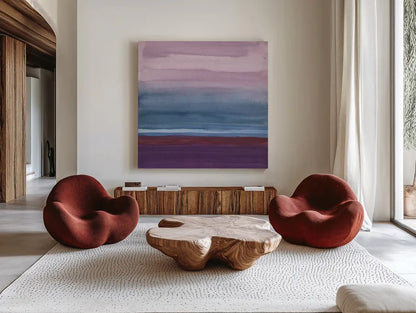Grounded II by Chris Paschke. Shown as extra-large giant wall art in a modern living room. Available as an archival giclee rolled canvas, fine art paper, or poster print. SKU 24079a.