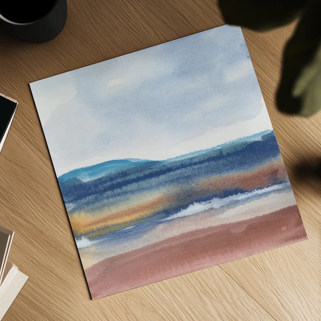 Grounded Rust I by Chris Paschke. Shown as a detailed flat fine art print, highlighting archival giclee quality. Available as an archival giclee rolled canvas, fine art paper, or poster print. SKU 91462a.