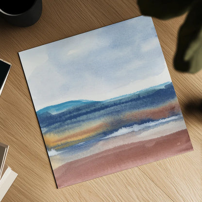 Grounded Rust I by Chris Paschke. Shown as a detailed flat fine art print, highlighting archival giclee quality. Available as an archival giclee rolled canvas, fine art paper, or poster print. SKU 91462a.