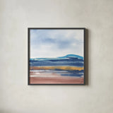 Grounded Rust II by Chris Paschke. Shown in a sleek black glass frame for a contemporary gallery look. Available as an archival giclee rolled canvas, fine art paper, or poster print. SKU 91463a.