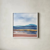 Grounded Rust II by Chris Paschke. Shown in a crisp white glass frame for a clean and minimalist style. Available as an archival giclee rolled canvas, fine art paper, or poster print. SKU 91463a.