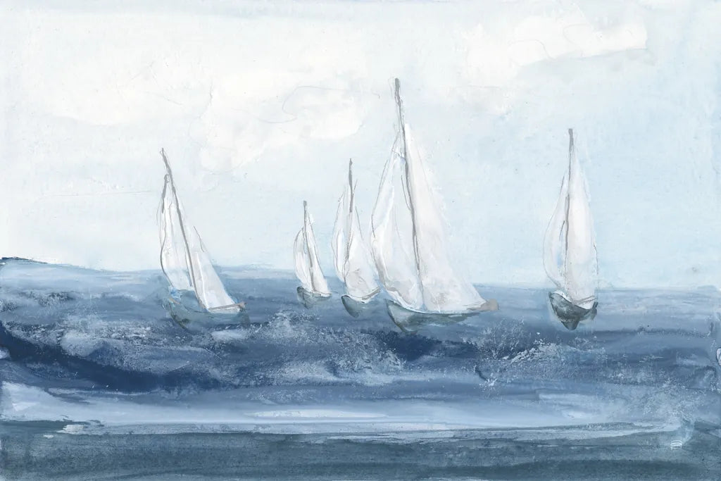 Group Sail I by Chris Paschke. SKU 73882i. Archival Giclee Fine art print for wall decor.