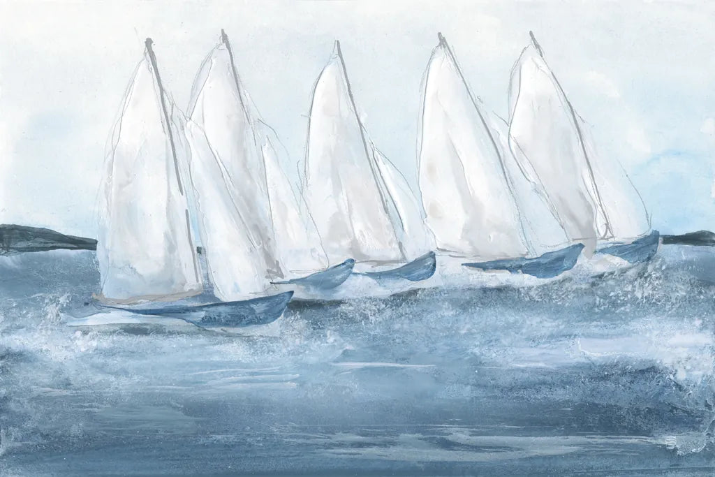 Group Sail II by Chris Paschke. SKU 73883i. Archival Giclee Fine art print for wall decor.