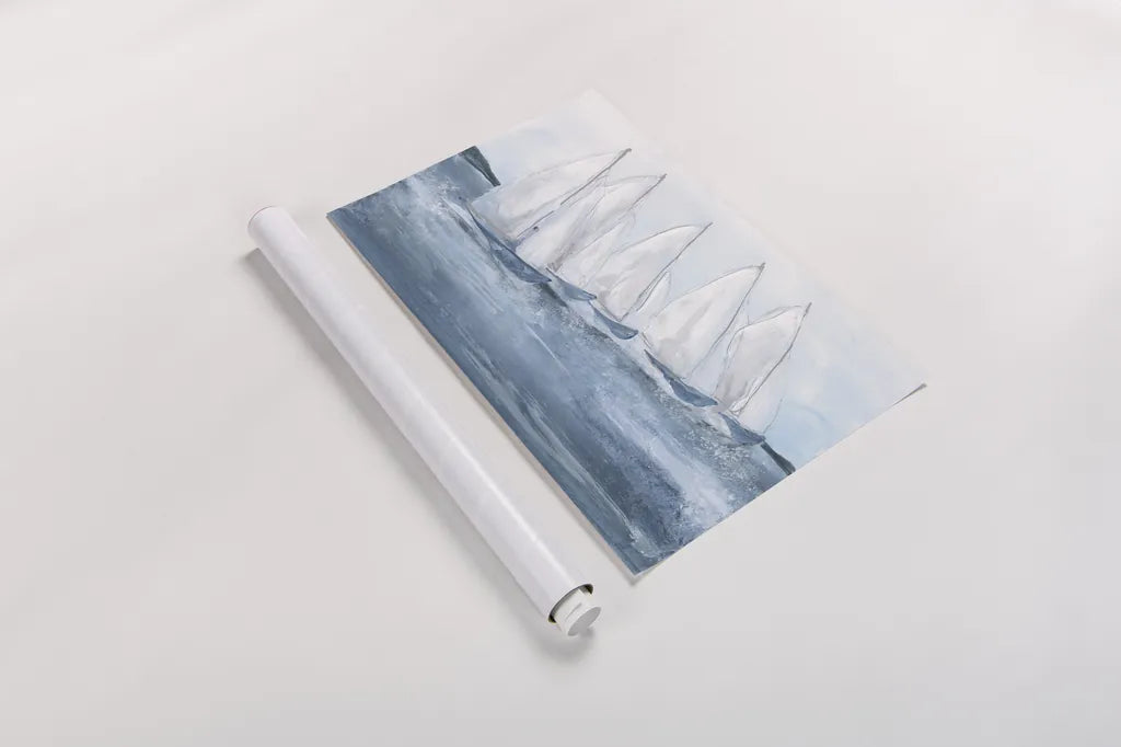 Group Sail II by Chris Paschke. shown as a rolled paper print. Available as archival giclee rolled canvas, fine art paper, or poster print. SKU 73883i.