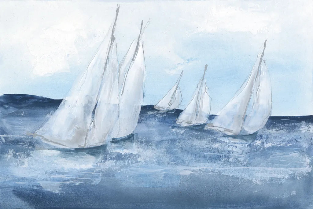 Group Sail III by Chris Paschke. SKU 73884i. Archival Giclee Fine art print for wall decor.