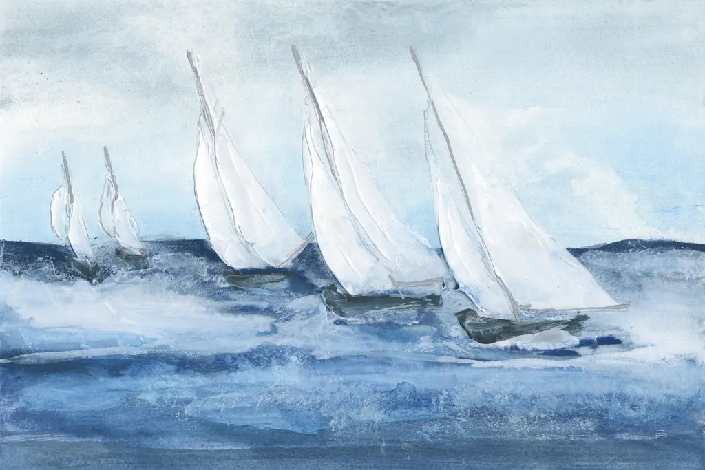 Group Sail IV by Chris Paschke. SKU 73885i. Archival Giclee Fine art print for wall decor.