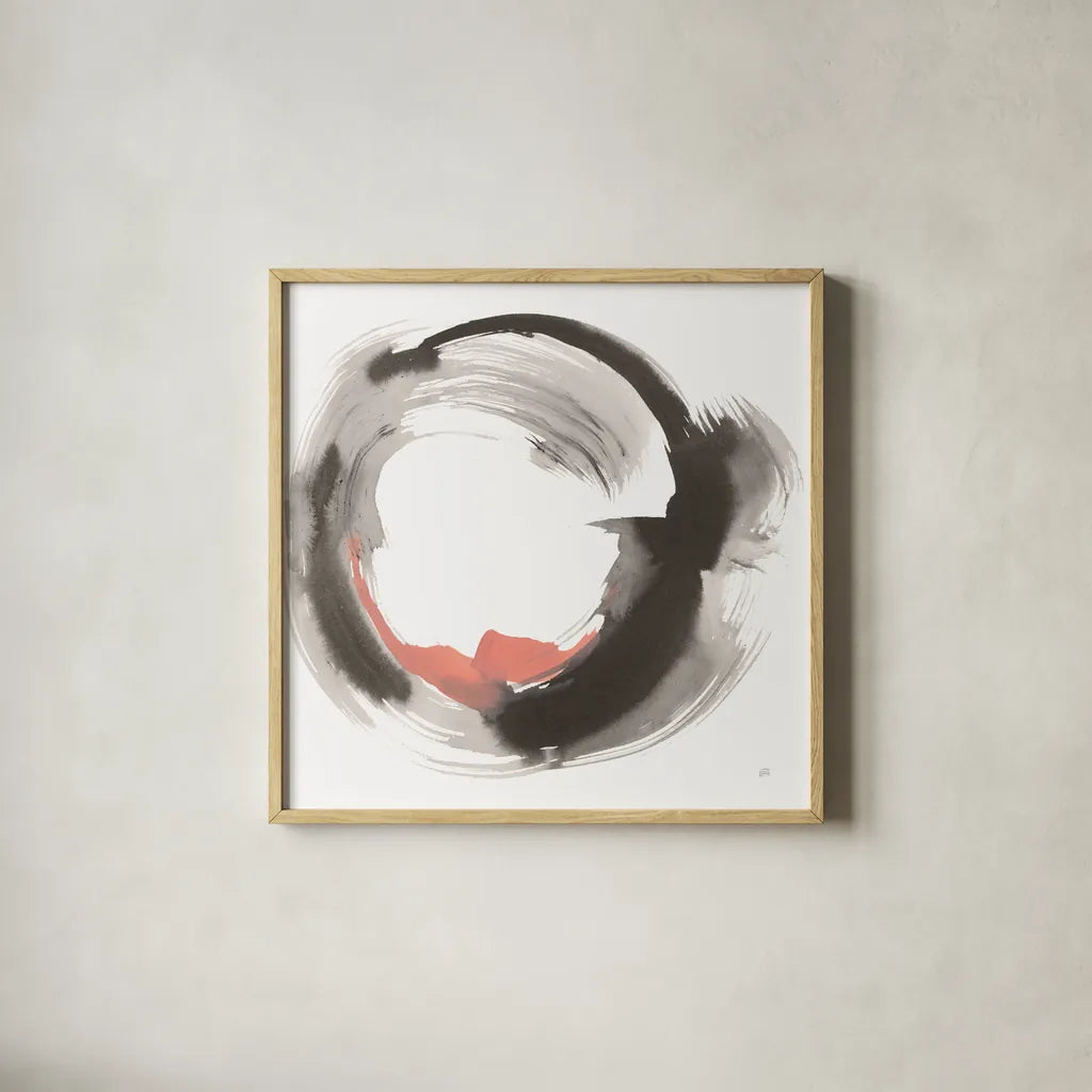 Hake Clay IV by Chris Paschke. Shown in a natural wood glass frame for a timeless modern aesthetic. Available as an archival giclee rolled canvas, fine art paper, or poster print. SKU 70668a.