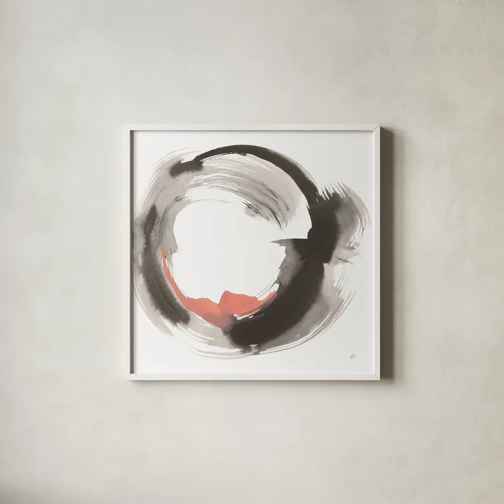 Hake Clay IV by Chris Paschke. Shown in a crisp white glass frame for a clean and minimalist style. Available as an archival giclee rolled canvas, fine art paper, or poster print. SKU 70668a.