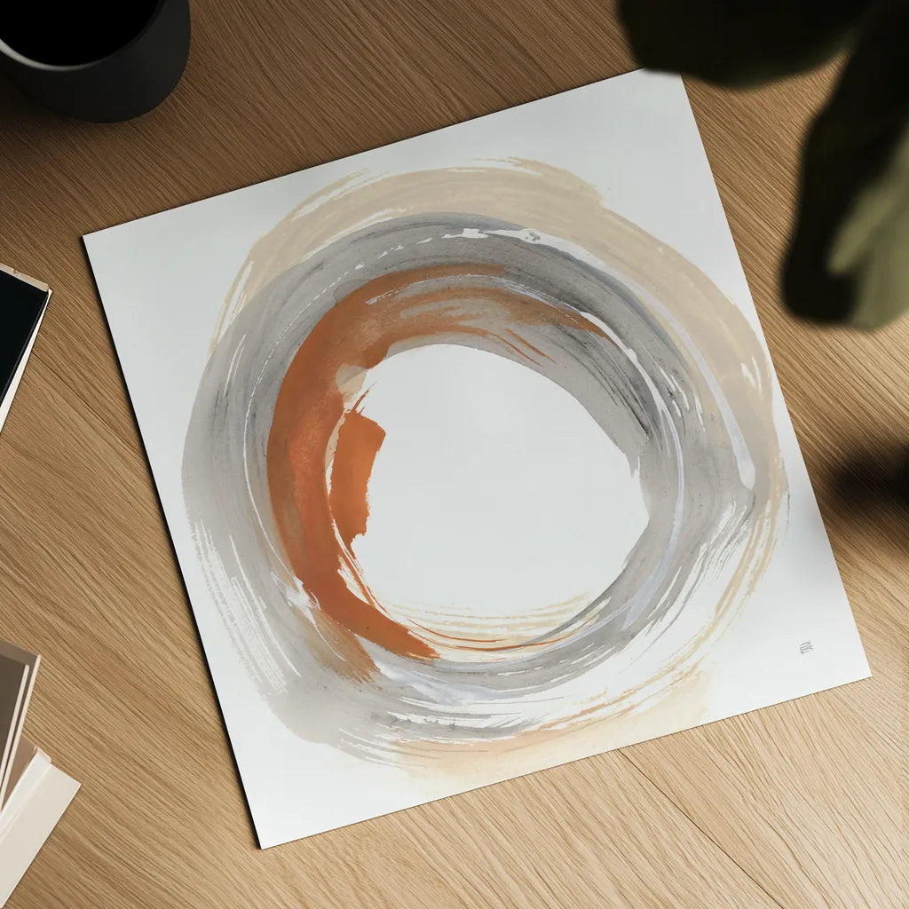 Hake Neutral IV by Chris Paschke. Shown as a detailed flat fine art print, highlighting archival giclee quality. Available as an archival giclee rolled canvas, fine art paper, or poster print. SKU 70664a.