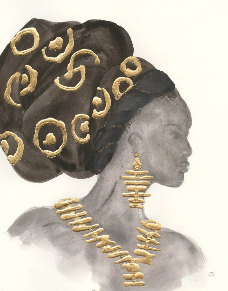 Headdress Beauty I Crop by Chris Paschke