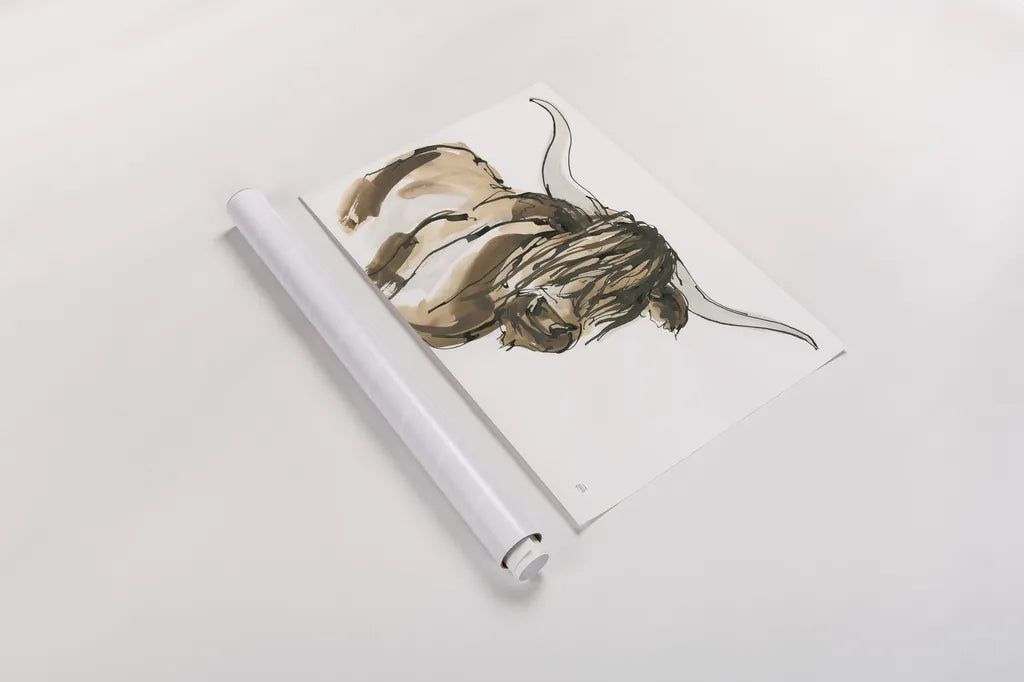 Highlander I by Chris Paschke. shown as a rolled paper print. Available as archival giclee rolled canvas, fine art paper, or poster print. SKU 53318i.