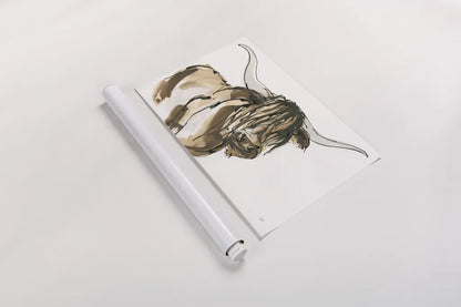 Highlander I by Chris Paschke. shown as a rolled paper print. Available as archival giclee rolled canvas, fine art paper, or poster print. SKU 53318i.