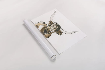 Highlander II by Chris Paschke. shown as a rolled paper print. Available as archival giclee rolled canvas, fine art paper, or poster print. SKU 53319i.