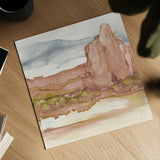 Honeybloom Desertscape VII by Chris Paschke. Shown as a detailed flat fine art print, highlighting archival giclee quality. Available as an archival giclee rolled canvas, fine art paper, or poster print. SKU 90641a.