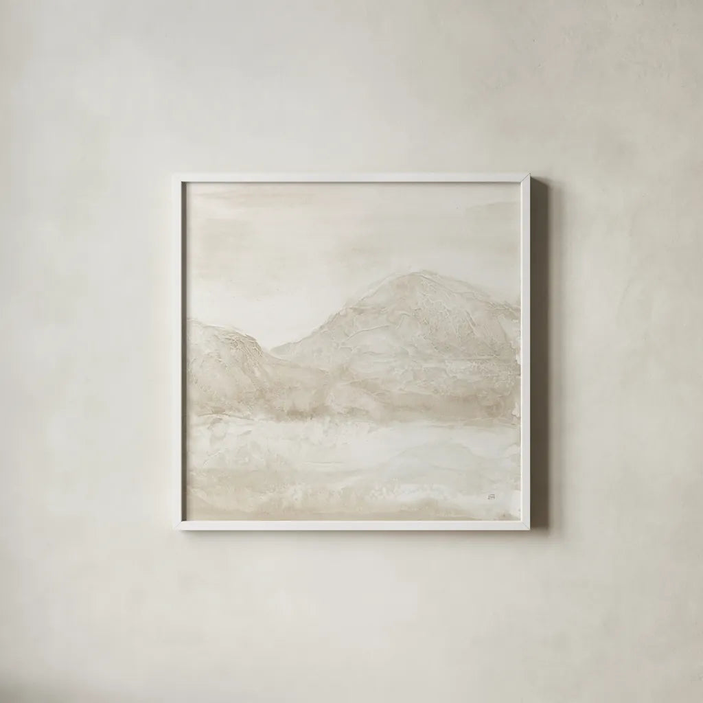 Honeybloom III by Chris Paschke. Shown in a crisp white glass frame for a clean and minimalist style. Available as an archival giclee rolled canvas, fine art paper, or poster print. SKU 83967a.