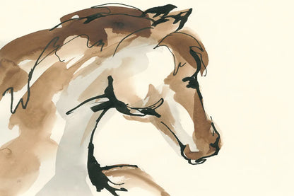 Horse Head I by Chris Paschke. SKU 49929i. Archival Giclee Fine art print for wall decor.