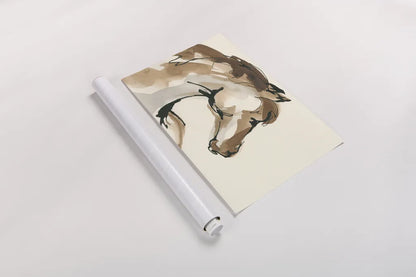 Horse Head I by Chris Paschke. shown as a rolled paper print. Available as archival giclee rolled canvas, fine art paper, or poster print. SKU 49929i.