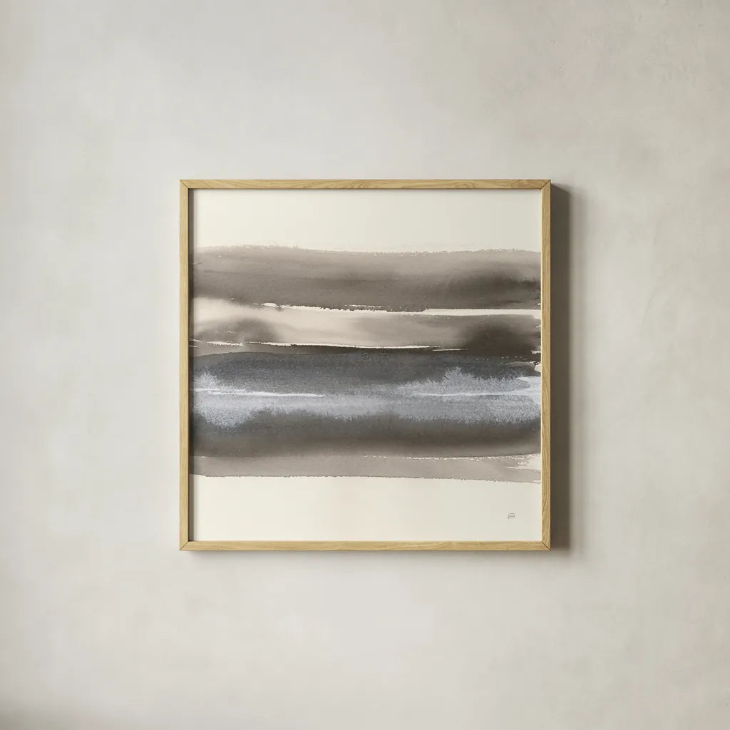 Impact I by Chris Paschke. Shown in a natural wood glass frame for a timeless modern aesthetic. Available as an archival giclee rolled canvas, fine art paper, or poster print. SKU 86245a.