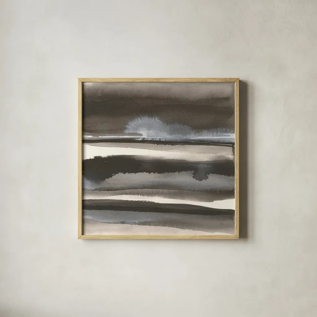 Impact IV by Chris Paschke. Shown in a natural wood glass frame for a timeless modern aesthetic. Available as an archival giclee rolled canvas, fine art paper, or poster print. SKU 86248a.