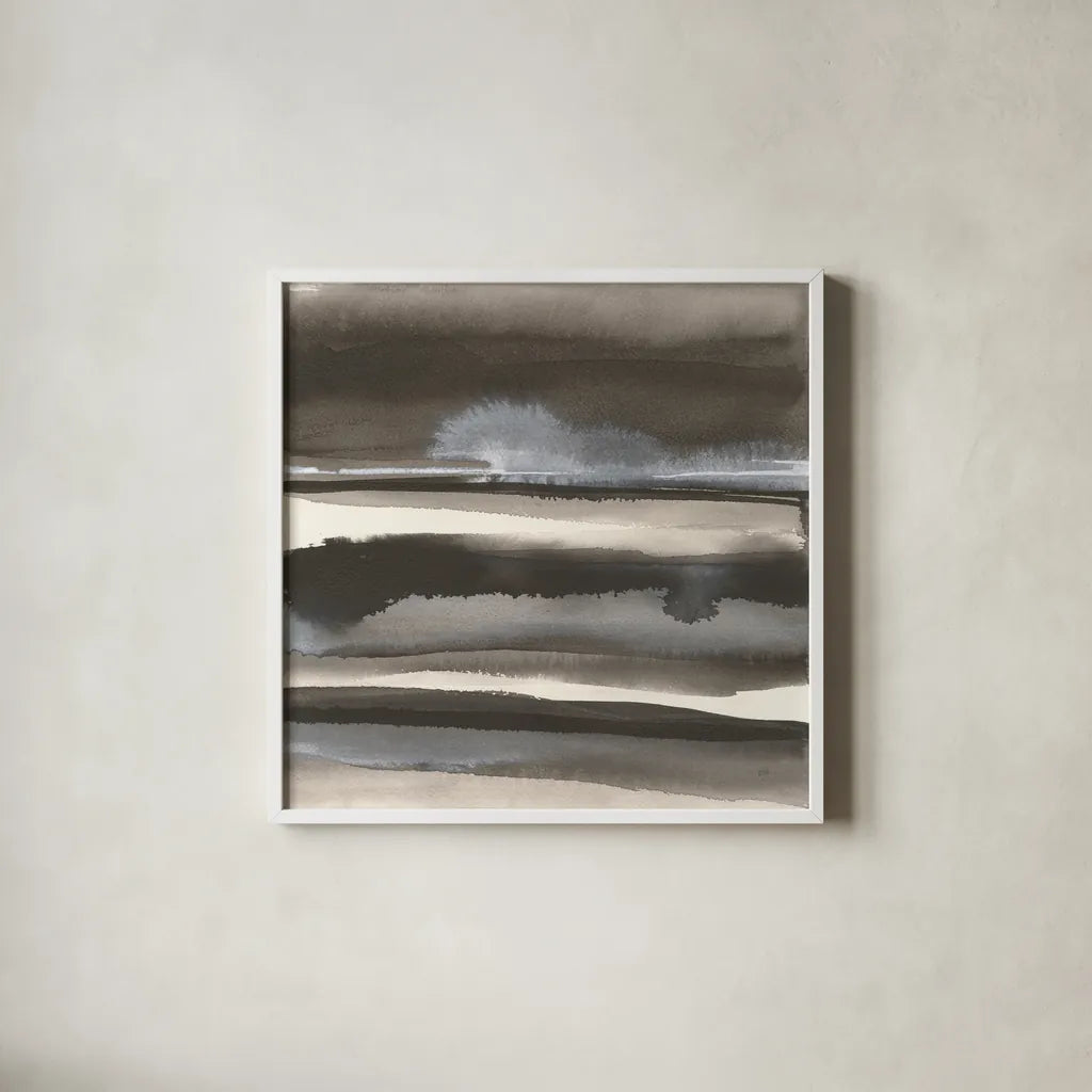 Impact IV by Chris Paschke. Shown in a crisp white glass frame for a clean and minimalist style. Available as an archival giclee rolled canvas, fine art paper, or poster print. SKU 86248a.