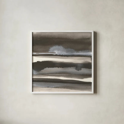 Impact IV by Chris Paschke. Shown in a crisp white glass frame for a clean and minimalist style. Available as an archival giclee rolled canvas, fine art paper, or poster print. SKU 86248a.