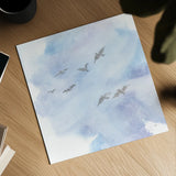 In Flight I by Chris Paschke. Shown as a detailed flat fine art print, highlighting archival giclee quality. Available as an archival giclee rolled canvas, fine art paper, or poster print. SKU 95446a.
