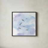 In Flight II by Chris Paschke. Shown in a sleek black glass frame for a contemporary gallery look. Available as an archival giclee rolled canvas, fine art paper, or poster print. SKU 95447a.