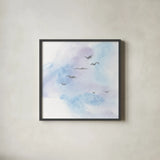In Flight III by Chris Paschke. Shown in a sleek black glass frame for a contemporary gallery look. Available as an archival giclee rolled canvas, fine art paper, or poster print. SKU 95448a.
