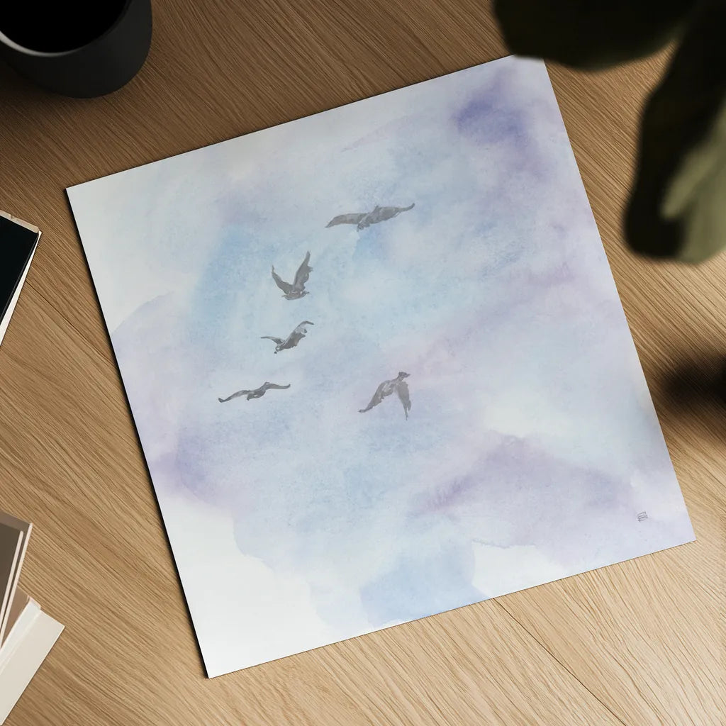 In Flight IV by Chris Paschke. Shown as a detailed flat fine art print, highlighting archival giclee quality. Available as an archival giclee rolled canvas, fine art paper, or poster print. SKU 95449a.