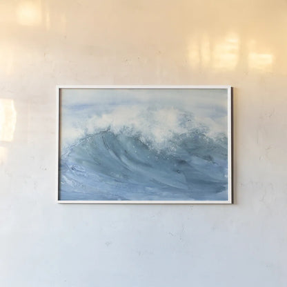 In the Blue I by Chris Paschke. shown as a paper print in a white frame. Available as a archival giclee rolled canvas, fine art paper, or poster print. SKU 61469i.