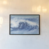 In the Blue II by Chris Paschke. shown as a paper print in a black flame. Available as a archival giclee rolled canvas, fine art paper, or poster print. SKU 61470i.
