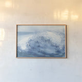 In the Blue IV by Chris Paschke. shown as a paper print in a natural frame. Available as a archival giclee rolled canvas, fine art paper, or poster print. SKU 61472i.