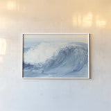 In the Blue V by Chris Paschke. shown as a paper print in a white frame. Available as a archival giclee rolled canvas, fine art paper, or poster print. SKU 61473i.