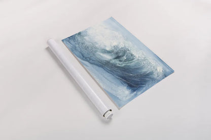 In the Blue VI by Chris Paschke. shown as a rolled paper print. Available as archival giclee rolled canvas, fine art paper, or poster print. SKU 61474i.