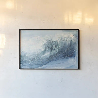 In the Blue VI by Chris Paschke. shown as a paper print in a black flame. Available as a archival giclee rolled canvas, fine art paper, or poster print. SKU 61474i.