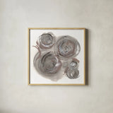 In the Circle I by Chris Paschke. Shown in a natural wood glass frame for a timeless modern aesthetic. Available as an archival giclee rolled canvas, fine art paper, or poster print. SKU 70669a.