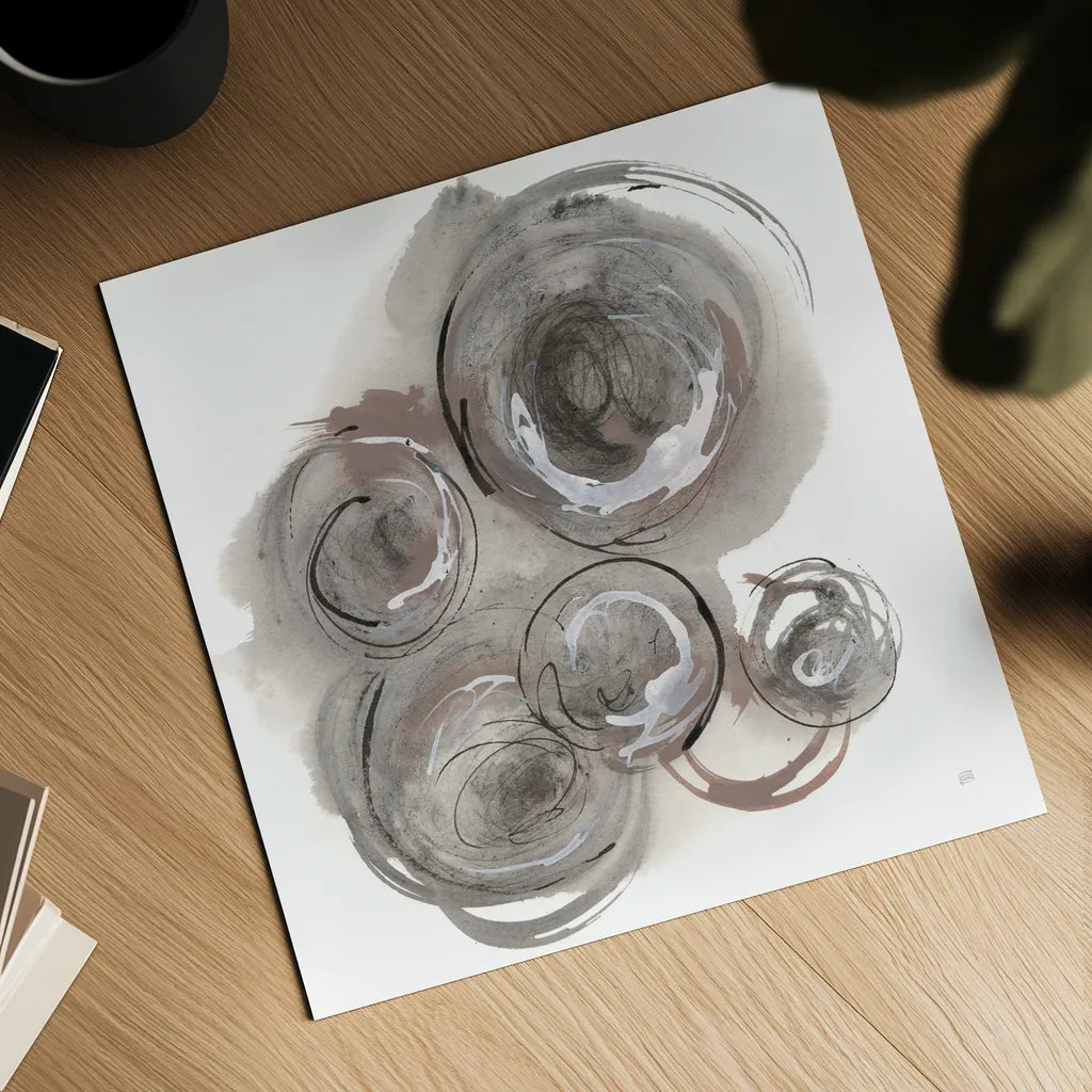 In the Circle II by Chris Paschke. Shown as a detailed flat fine art print, highlighting archival giclee quality. Available as an archival giclee rolled canvas, fine art paper, or poster print. SKU 70670a.