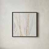 Incised Gold II by Chris Paschke. Shown in a sleek black glass frame for a contemporary gallery look. Available as an archival giclee rolled canvas, fine art paper, or poster print. SKU 87327a.