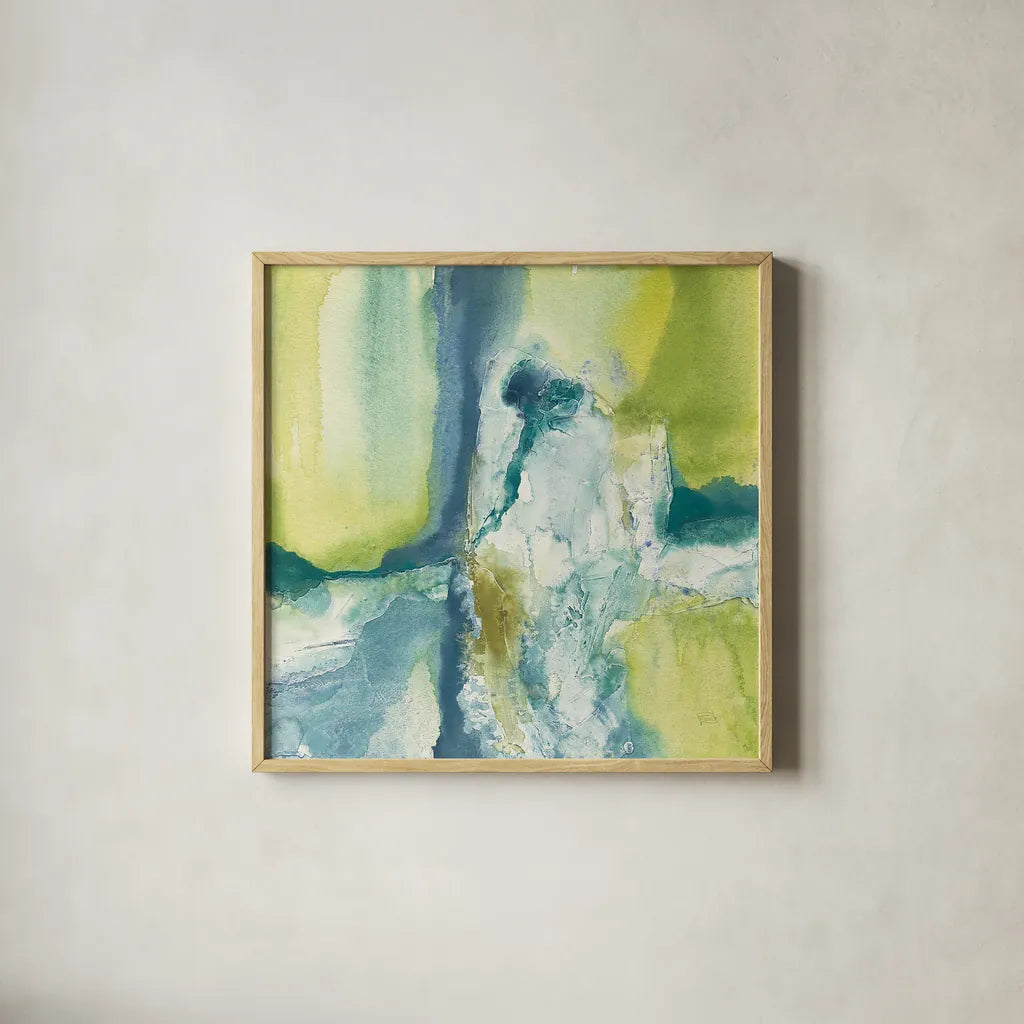 Incomplete by Chris Paschke. Shown in a natural wood glass frame for a timeless modern aesthetic. Available as an archival giclee rolled canvas, fine art paper, or poster print. SKU 39564a.