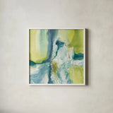 Incomplete by Chris Paschke. Shown in a crisp white glass frame for a clean and minimalist style. Available as an archival giclee rolled canvas, fine art paper, or poster print. SKU 39564a.