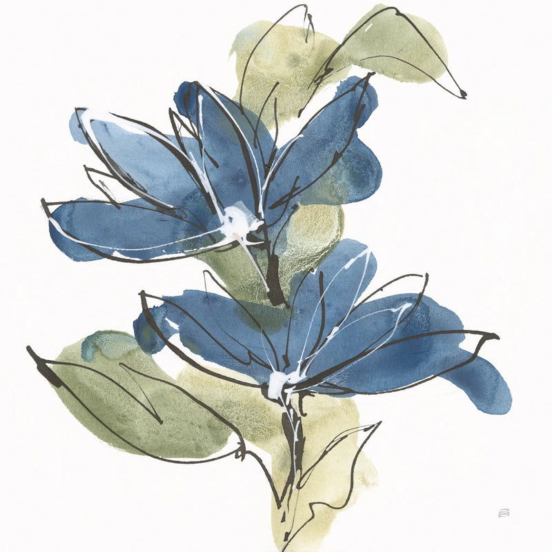 Indigo Clematis II by Chris Paschke