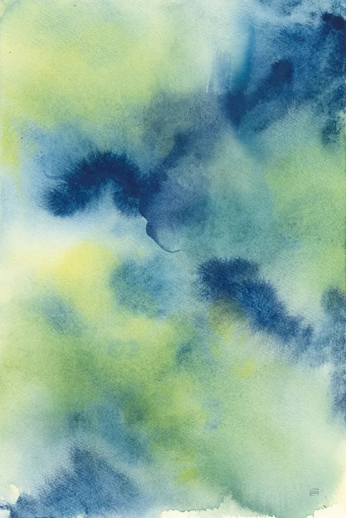 Indigo Flow I by Chris Paschke. SKU 49049h. Archival Giclee Fine art print for wall decor.