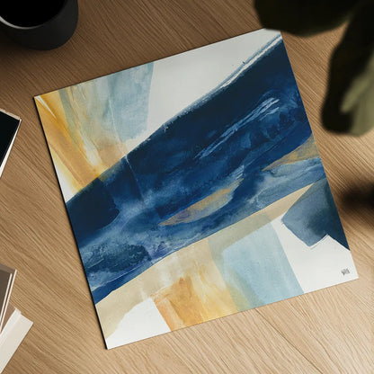 Indigo I by Chris Paschke. Shown as a detailed flat fine art print, highlighting archival giclee quality. Available as an archival giclee rolled canvas, fine art paper, or poster print. SKU 15133a.