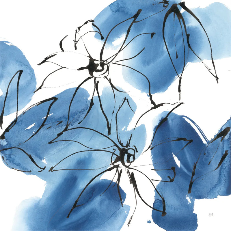 Indigo Neutrals I by Chris Paschke. SKU 70651a. Archival Giclee Fine art print for wall decor.